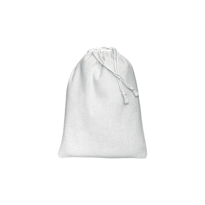 Sustainable Living Medium Drawstring Cotton Pouch