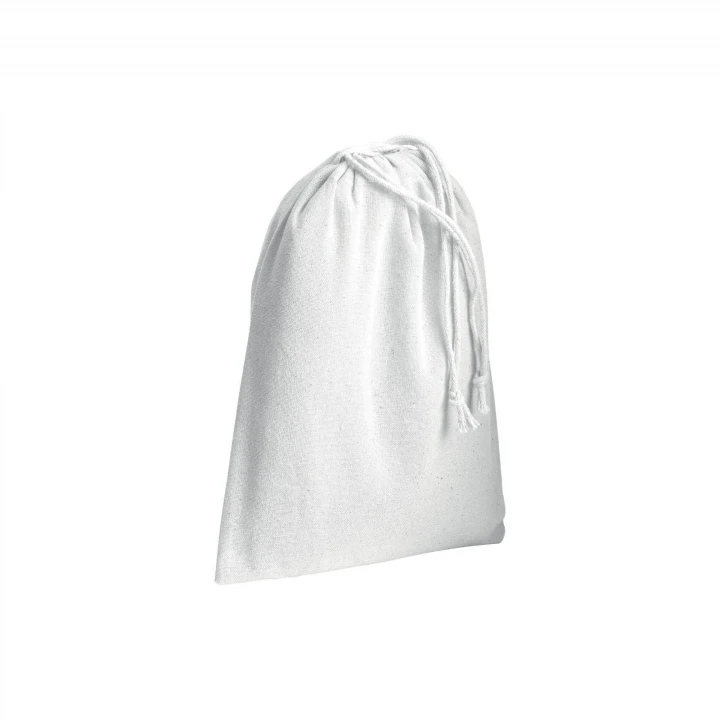 Sustainable Living Medium Drawstring Cotton Pouch