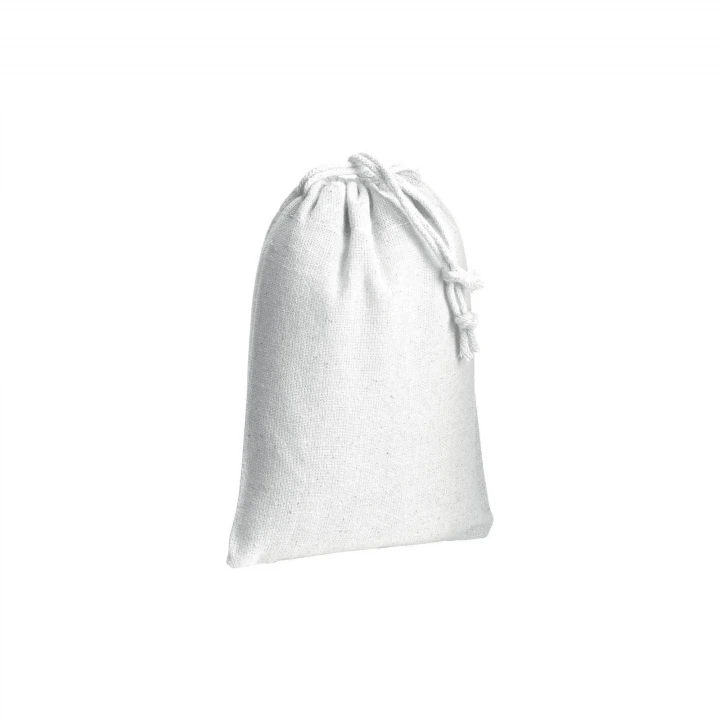 Sustainable Living Tiny Drawstring Cotton Pouch