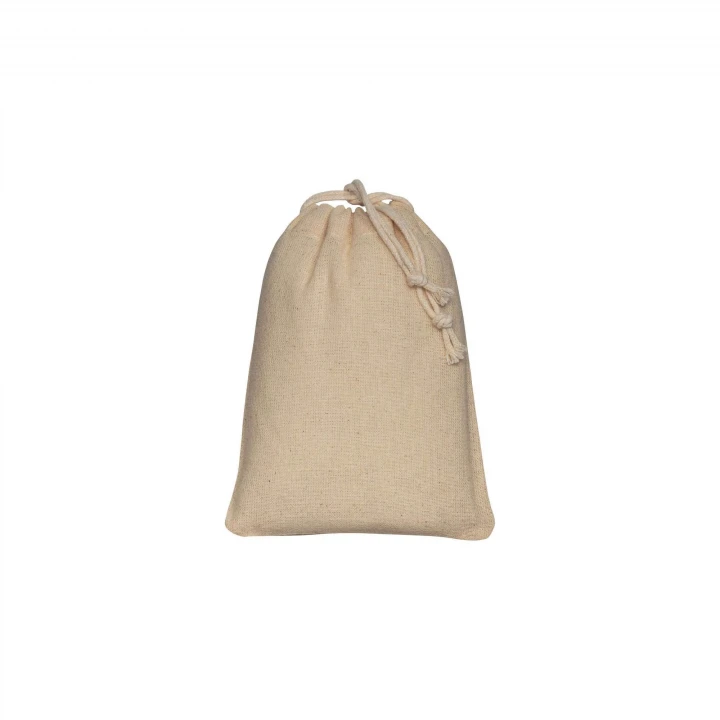 Sustainable Living Tiny Drawstring Cotton Pouch