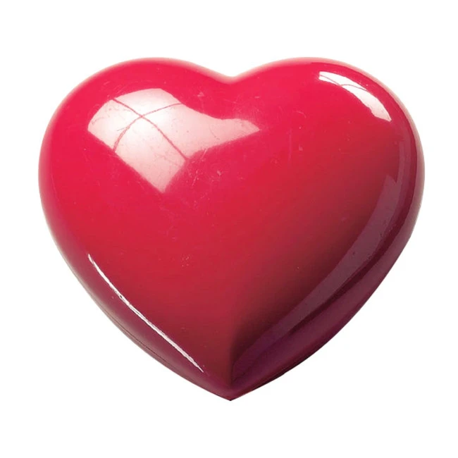 Maxi Heart Plastic Bauble 