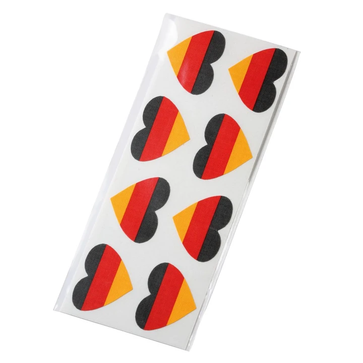 Fan tape "Heart", set of 8