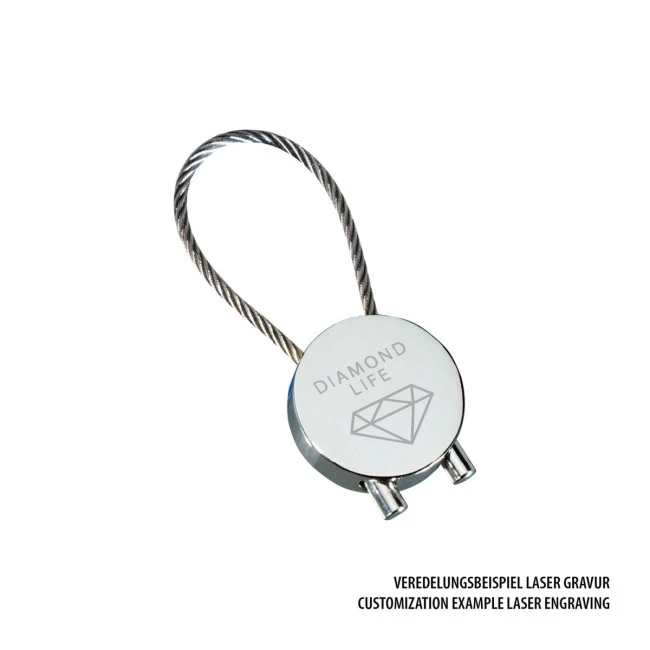 Cable Metal Keyring