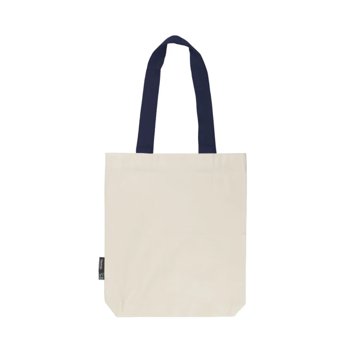 Fairtrade Organic Twill Bag With Contrast Handles Neutral®