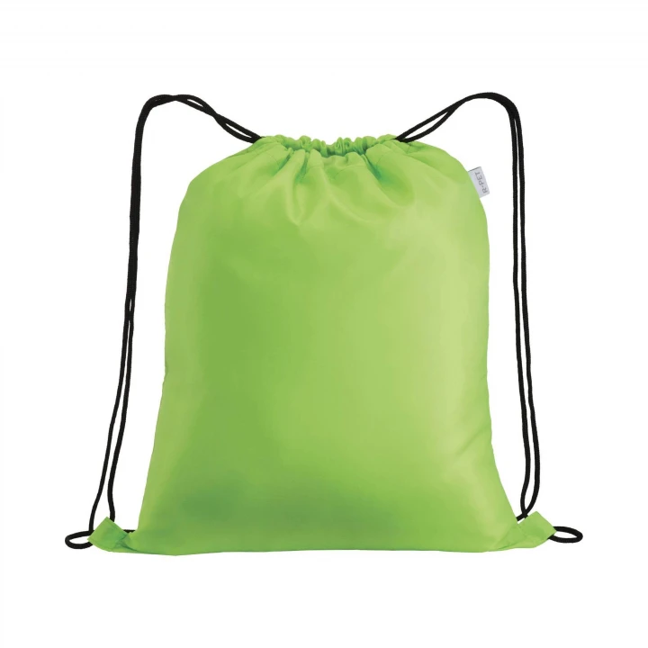 Sustainable Living Recycled Plastic Bottle Drawstring Bag