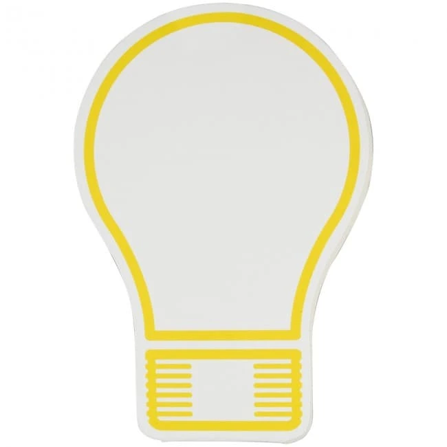 Adhesive notes lightbulb