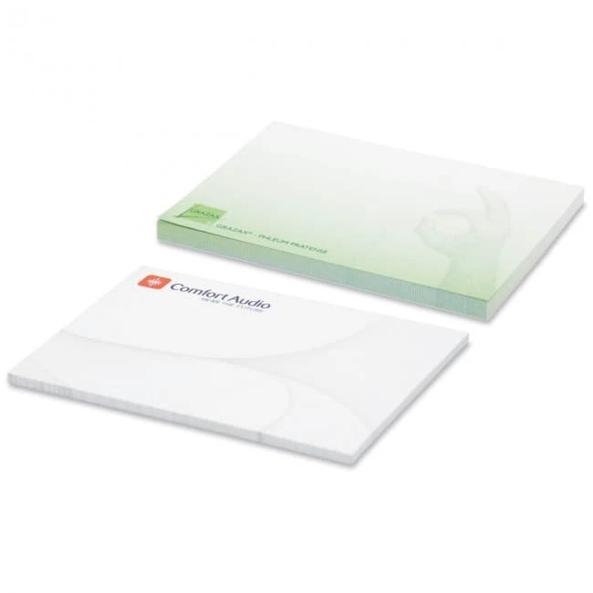 25 adhesive notes, 100x72mm, full-colour