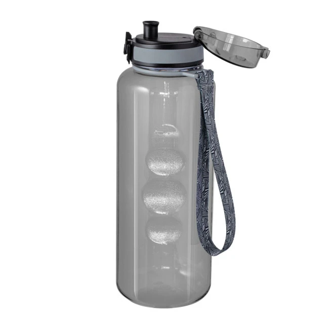 Grey Plastic Sports Bottle 1.5L
