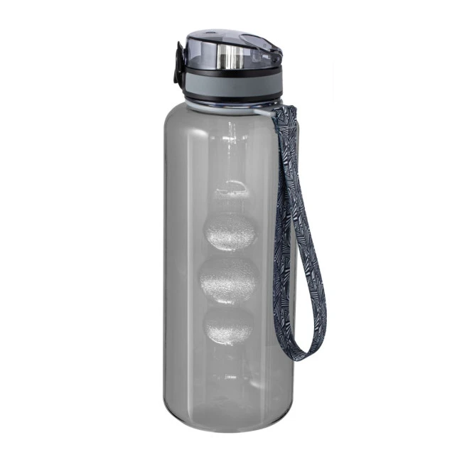 Grey Plastic Sports Bottle 1.5L