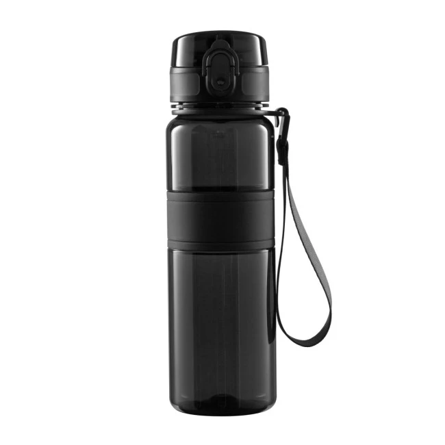 Black Transparent Sports Bottle