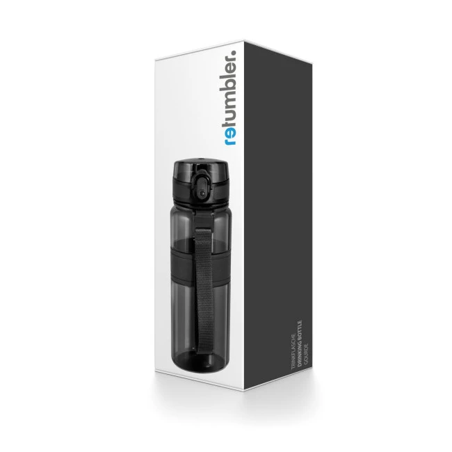 Black Transparent Sports Bottle