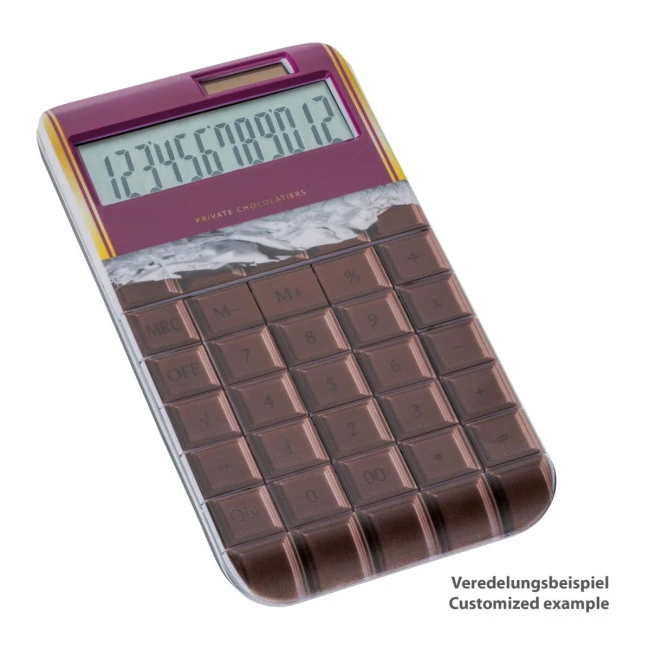 White Dual Power Solar Calculator
