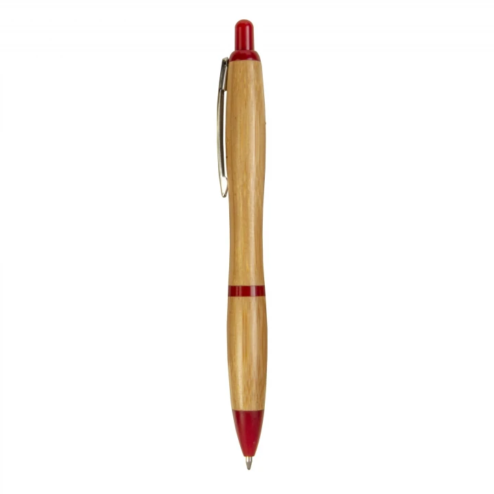 Sustainable Living Bamboo Retractable Pen with Chrome Fittings