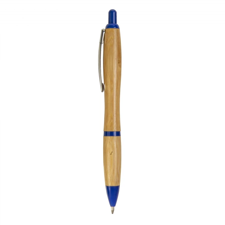 Sustainable Living Bamboo Retractable Pen with Chrome Fittings