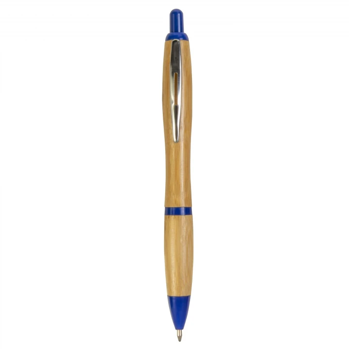 Sustainable Living Bamboo Retractable Pen with Chrome Fittings