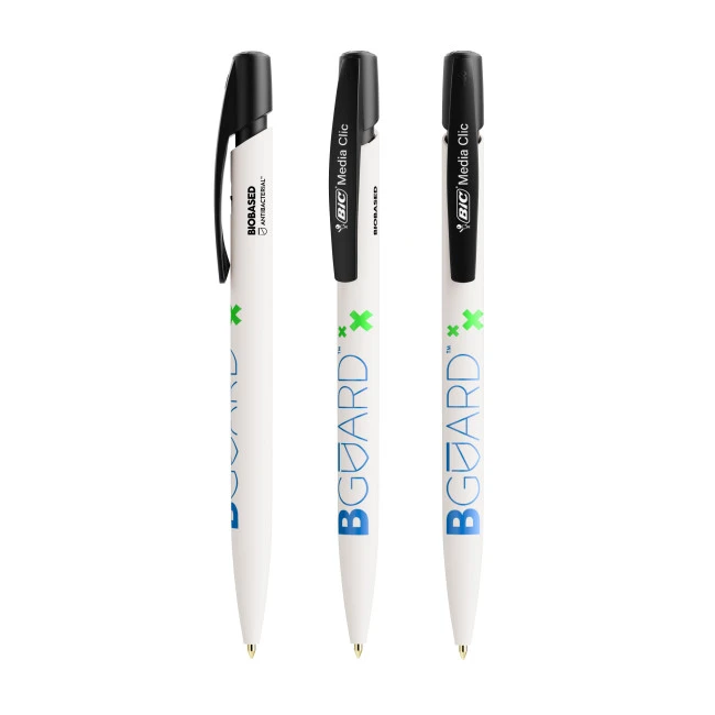 BIC Media Clic BIO Based BGUARD Antibacterial Ballpen Screen Printing