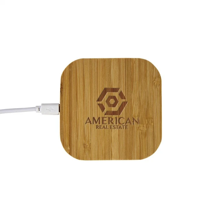 Sustainable Living Bamboo Wireless Charger Pad 