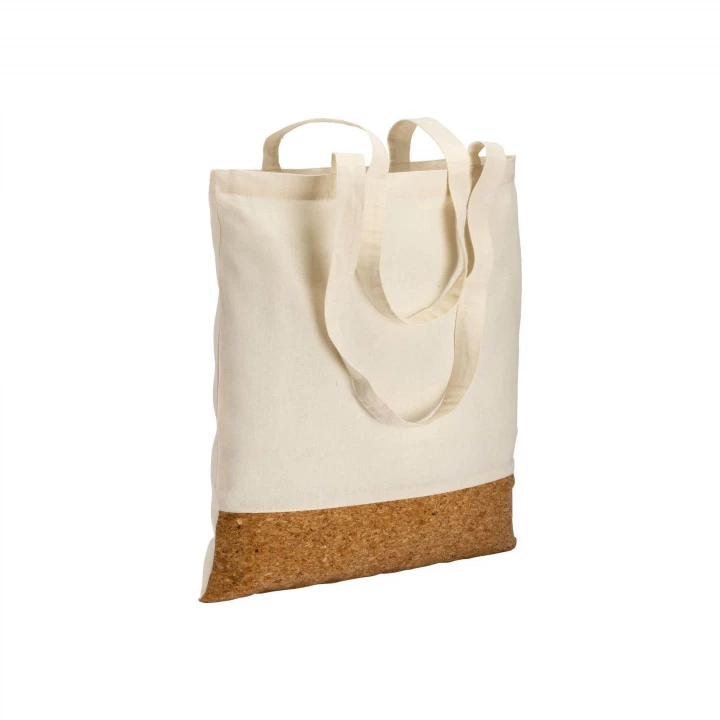 Sustainable Living 4oz Natural Cotton Shopping Bag with Cork Base