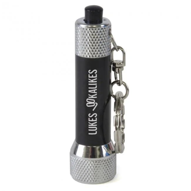 LED Metal Torch Keyring