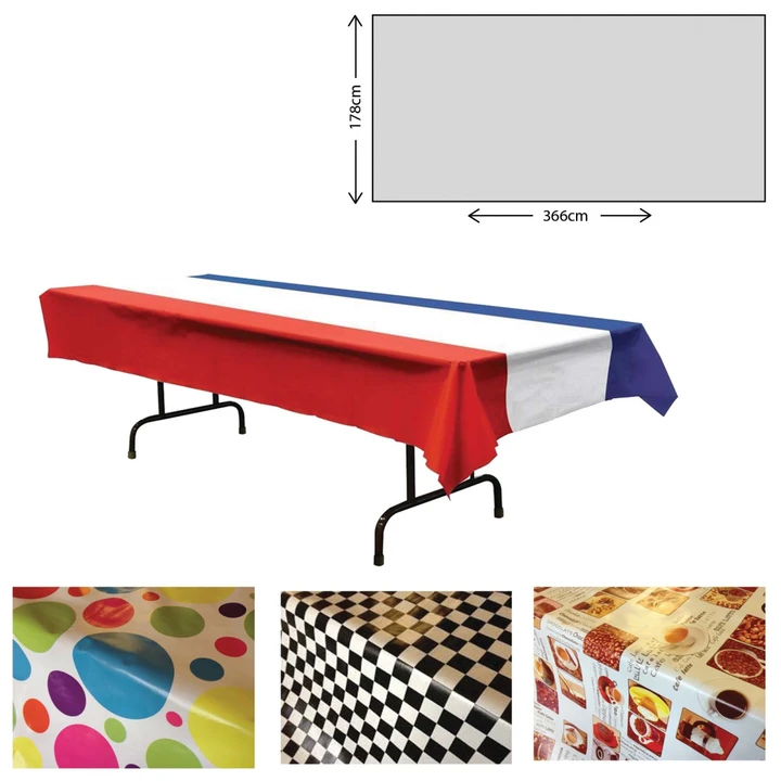 Wipeable PVC Tablecloth 100x100cm