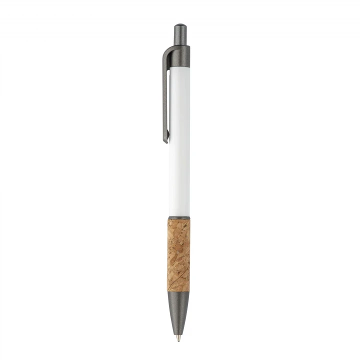Sustainable Living Aluminium pen with cork trim