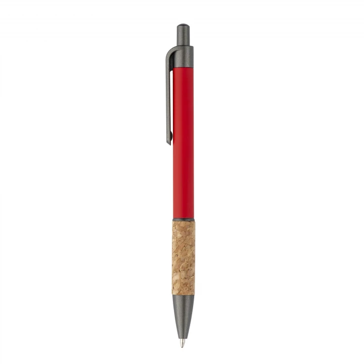 Sustainable Living Aluminium pen with cork trim