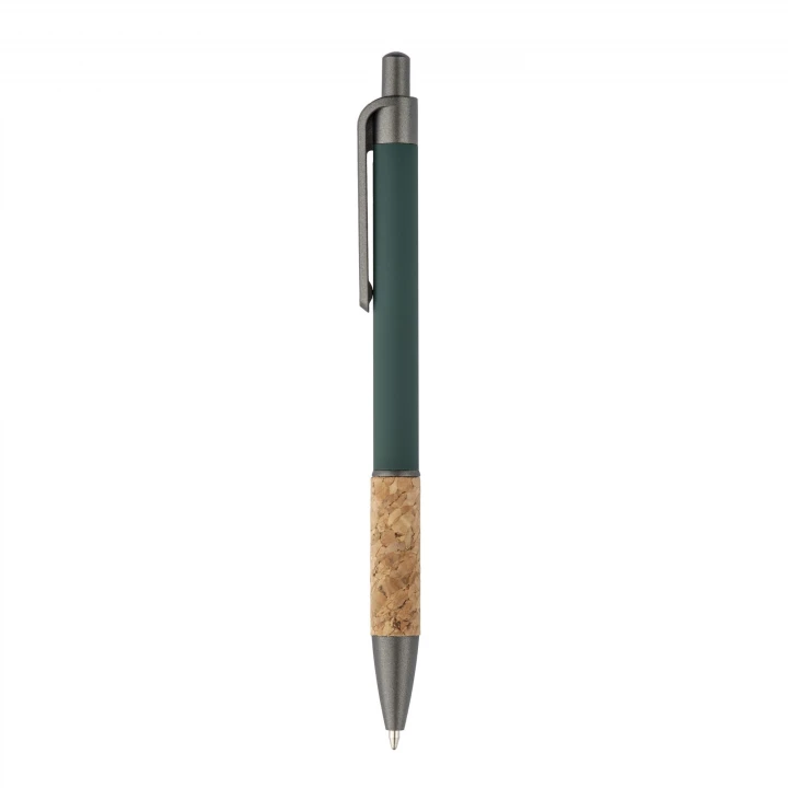 Sustainable Living Aluminium pen with cork trim
