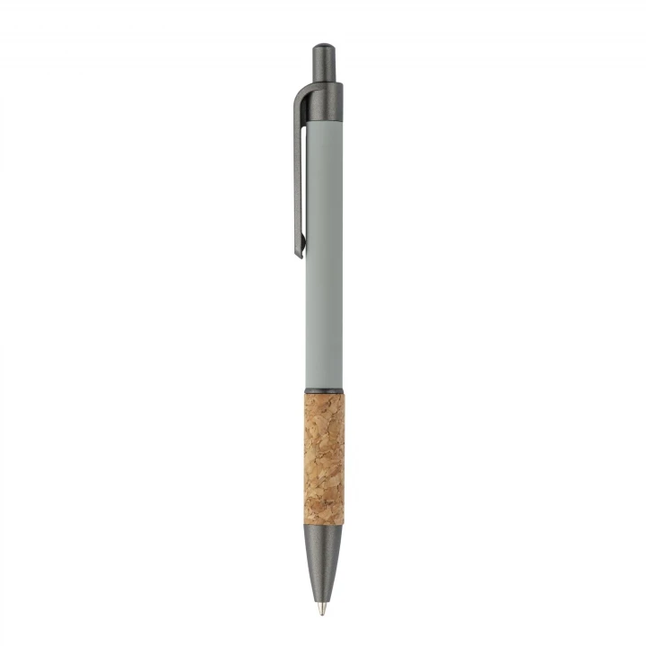 Sustainable Living Aluminium pen with cork trim