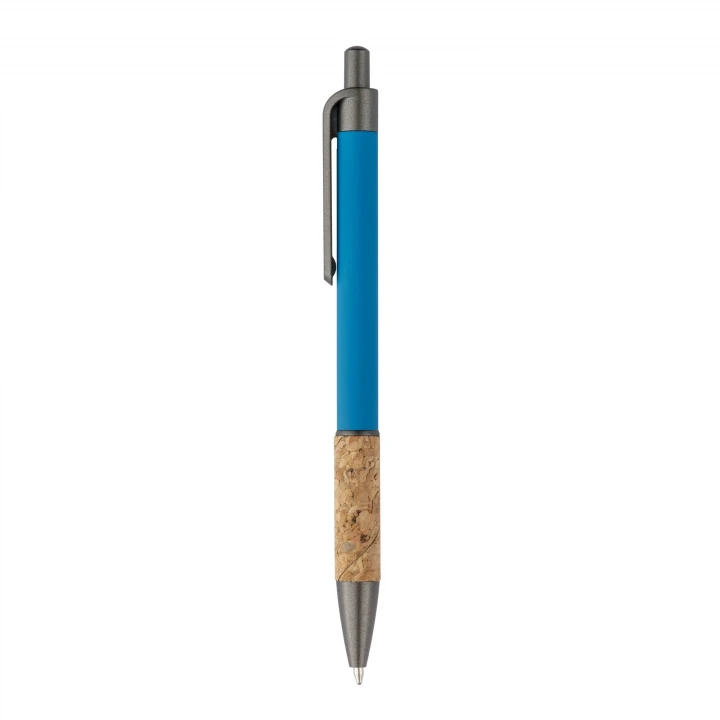 Sustainable Living Aluminium pen with cork trim