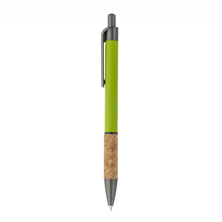 Sustainable Living Aluminium pen with cork trim