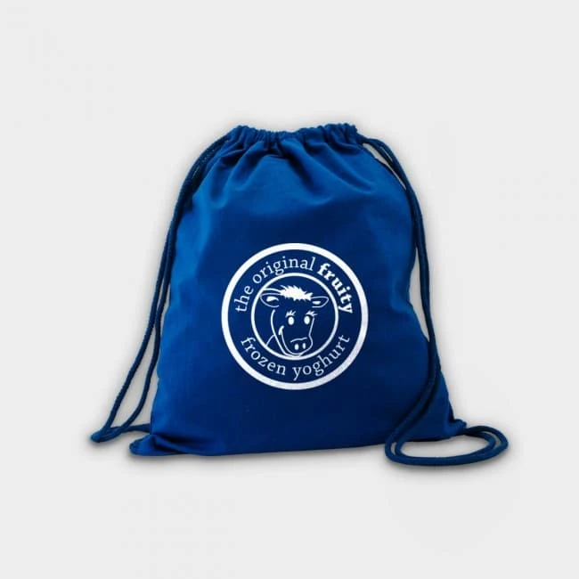 Green & Good Coloured Columbia Drawstring Backpack - Cotton 4oz