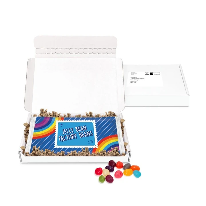 Mini White Postal Box Flow Bag Jelly Bean Factory