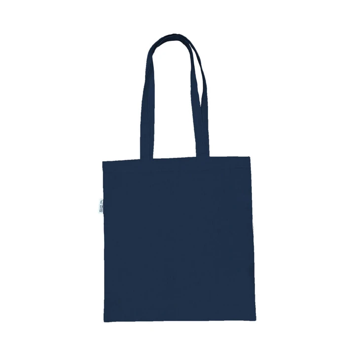 5oz Navy Organic Cotton Shopper