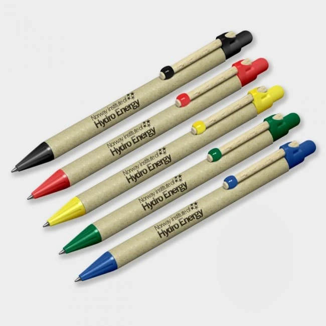 Green & Good Storia Pen - Recycled Card w Round Clip