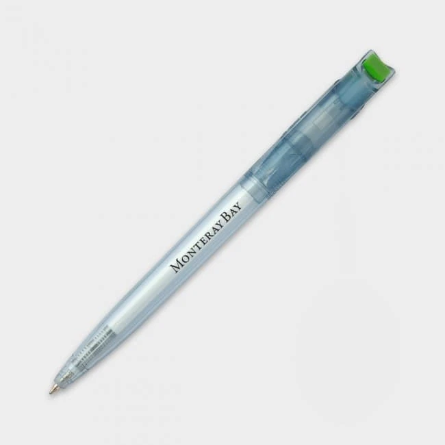 Green & Good Litani Pen - Clear Blue - Recycled Bottle