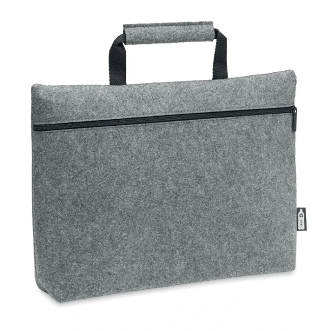 RPET Felt Zippered Laptop Bag