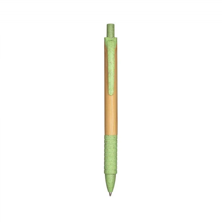 Sustainable Living Bamboo and Wheat Straw/PP Snap Pen 