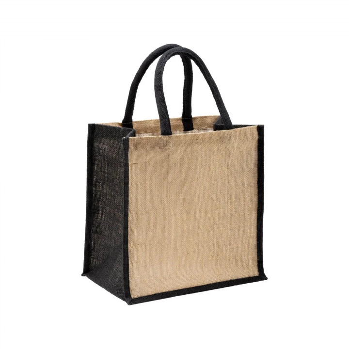 Sustainable Living jute Coloured Shopping Bag