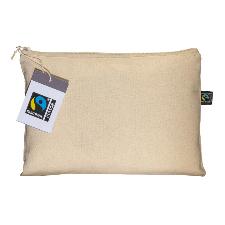 Sustainable Living Fairtrade Cotton Cosmetic Bag