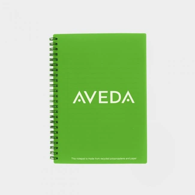 Green & Good A5 Polypropylene Wire Notebooks - Recycled