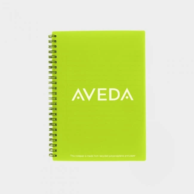 Green & Good A5 Polypropylene Wire Notebooks - Recycled