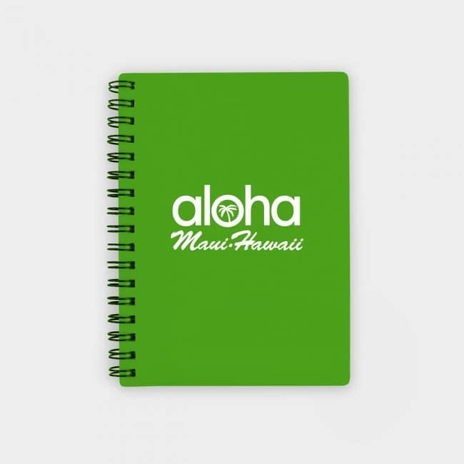 Green & Good A6 Polypropylene Wire Notebooks - Recycled
