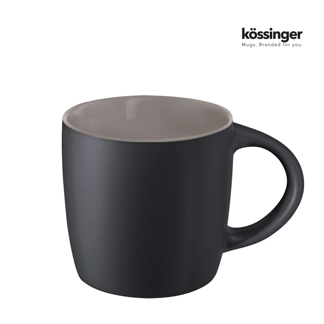Kossinger Ennia Black Inside Stoneware Mug With Matt Appearance