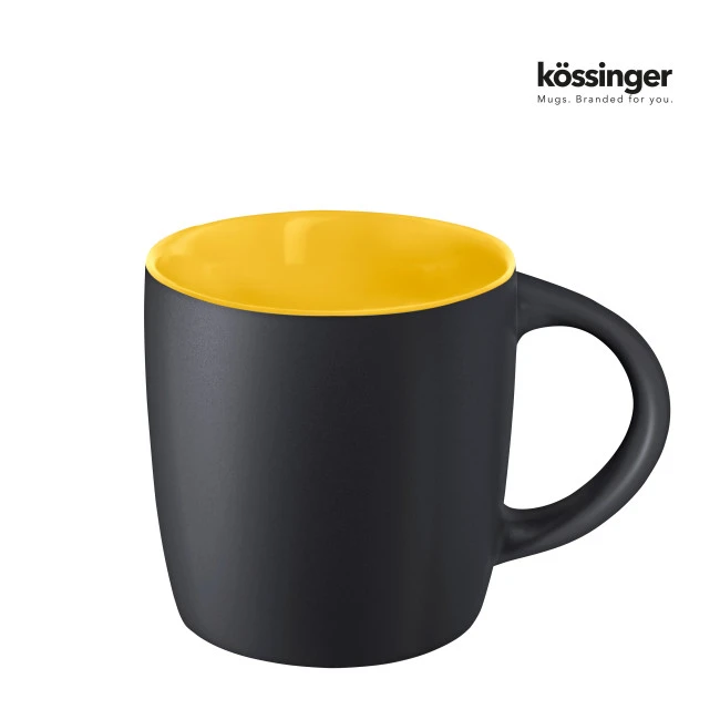 Kossinger Ennia Black Inside Stoneware Mug With Matt Appearance