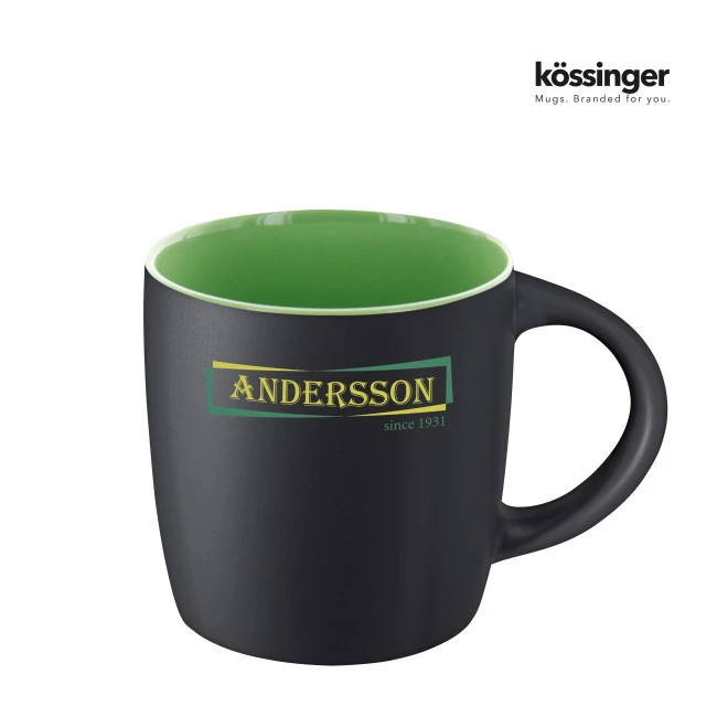 Kossinger Ennia Black Inside Stoneware Mug With Matt Appearance