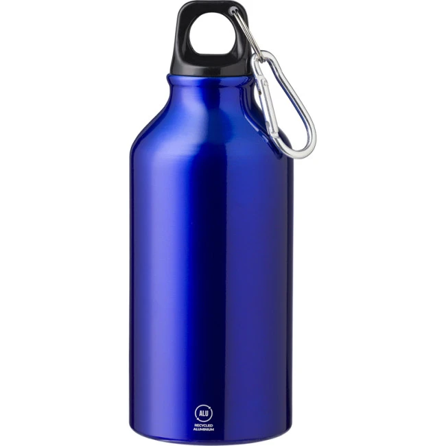 Recycled Aluminium Single Walled Bottle 400ml
