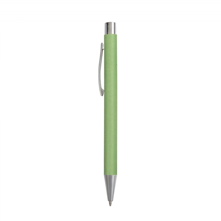 Sustainable Living Recycled Paper Pen with metal trims