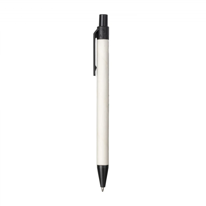 Sustainable Living Recycled Paper Pen with plastic trim