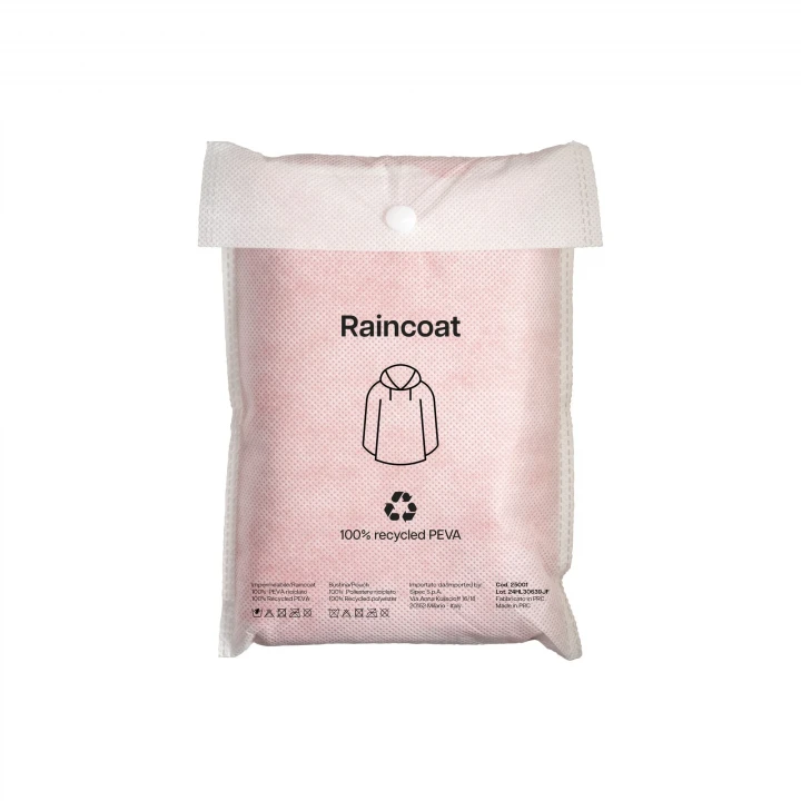 Sustainable Living Waterproof Poncho made from recycled PEVA