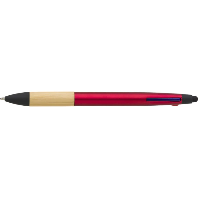 Bamboo Ballpen (3 Colour And Stylus)